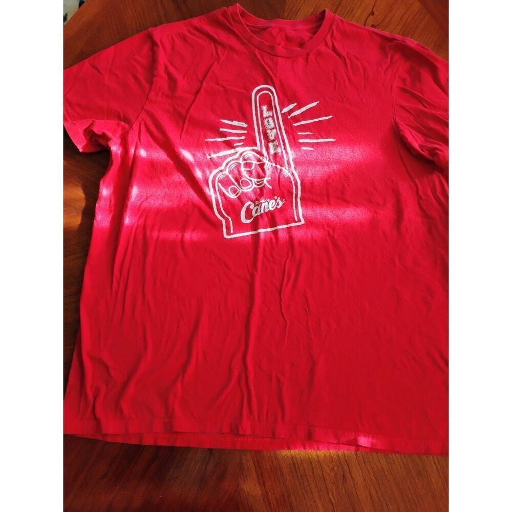 (1362) Raising Cane's Crew Tee - Size: XL